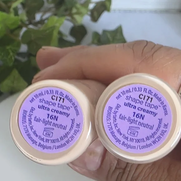 Pair of Tarte Shape Tape Contour Concealer Ultra Creamy Fair Light Neutral New - Picture 4 of 6